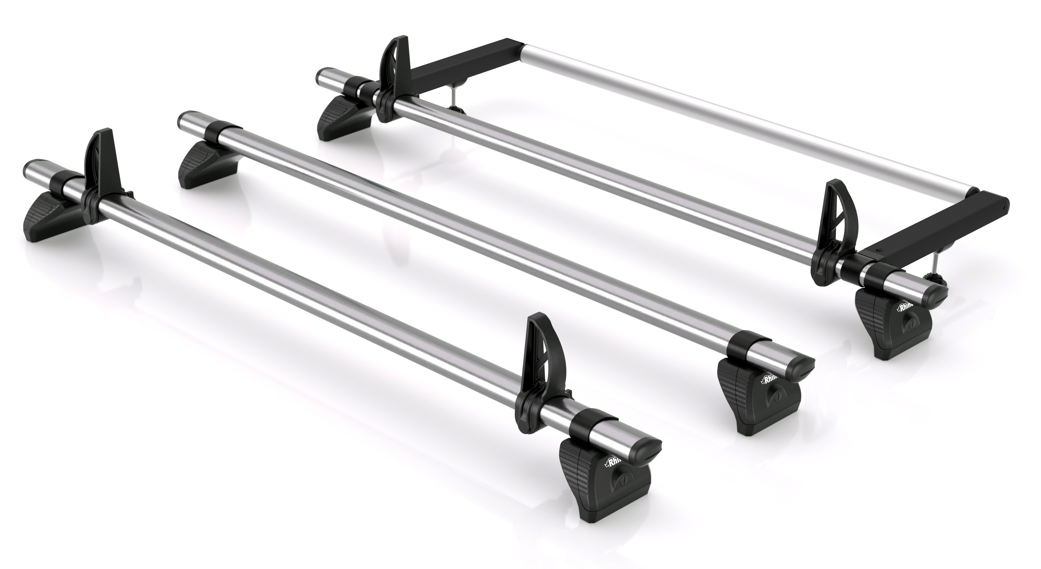 Rhino KammBar Fleet 3 Bar Van Roof Bar System With Roller - VW T7 Transporter 2025 On - TB3FL + BR25