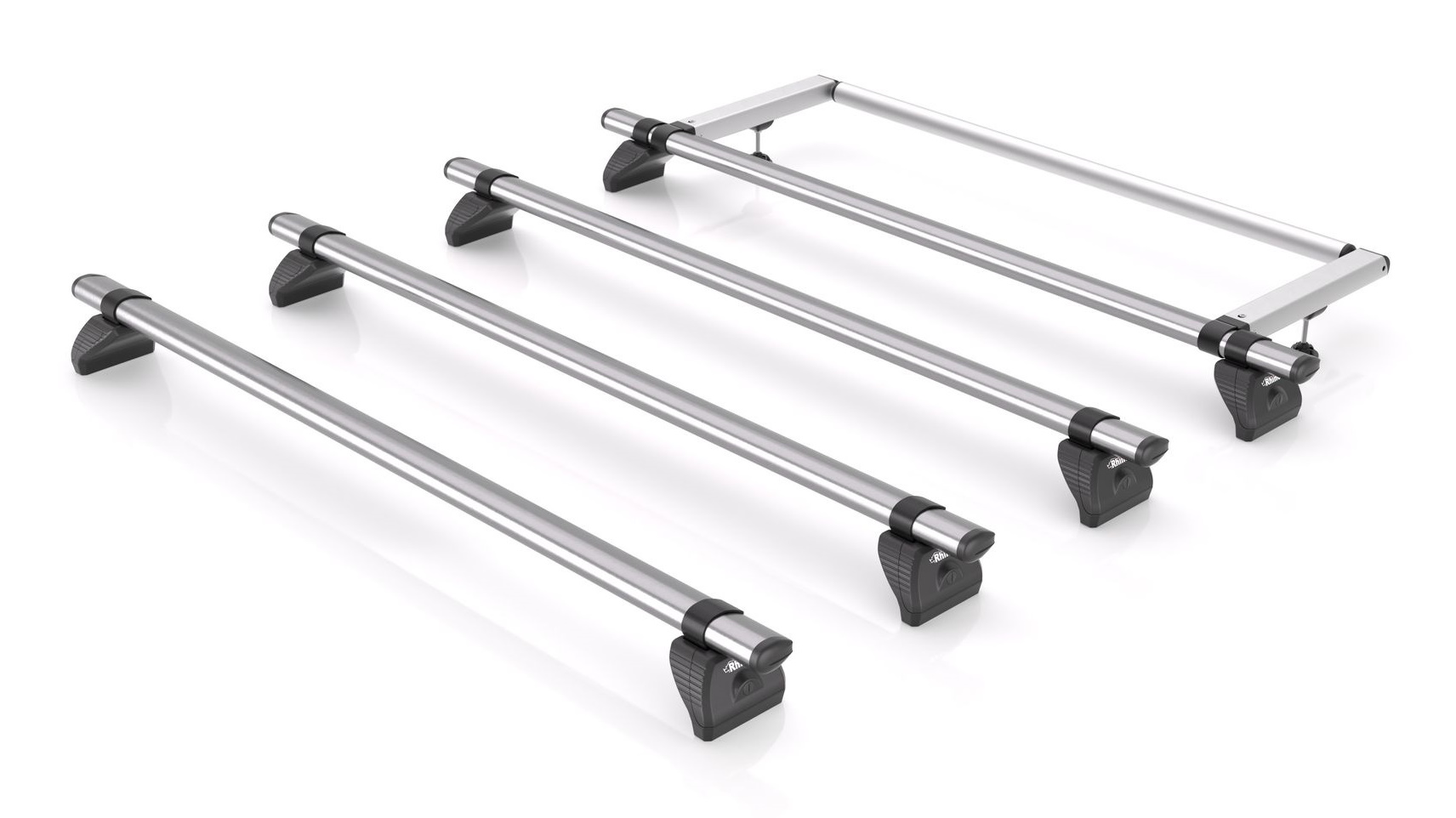 Rhino KammBar Fleet 4 Bar Van Roof Bar System With Roller - Ford Connect 2014-2024 SWB (L1) - TA4FL + BR23