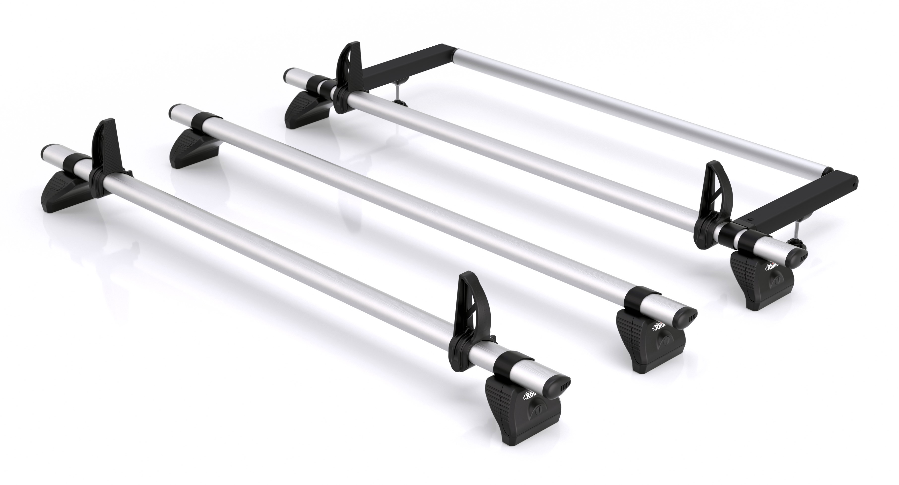 Rhino KammBar Pro 3 Bar Van Roof Bar System With Roller - VW T7 Transporter 2025 On - TB3PR + BR25
