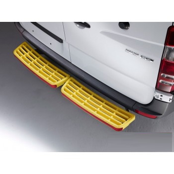 Rhino AccessStep - Twin Yellow - No Reversing Sensors - Mercedes Sprinter 2006-2018 Mwb L2 Twin Rear Wheel  - SS219Y