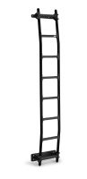 Rhino Black Aluminium 8 Step Rear Door Ladder - Mercedes Sprinter 2006-2018 High Roof (H2) - BL8-LK29