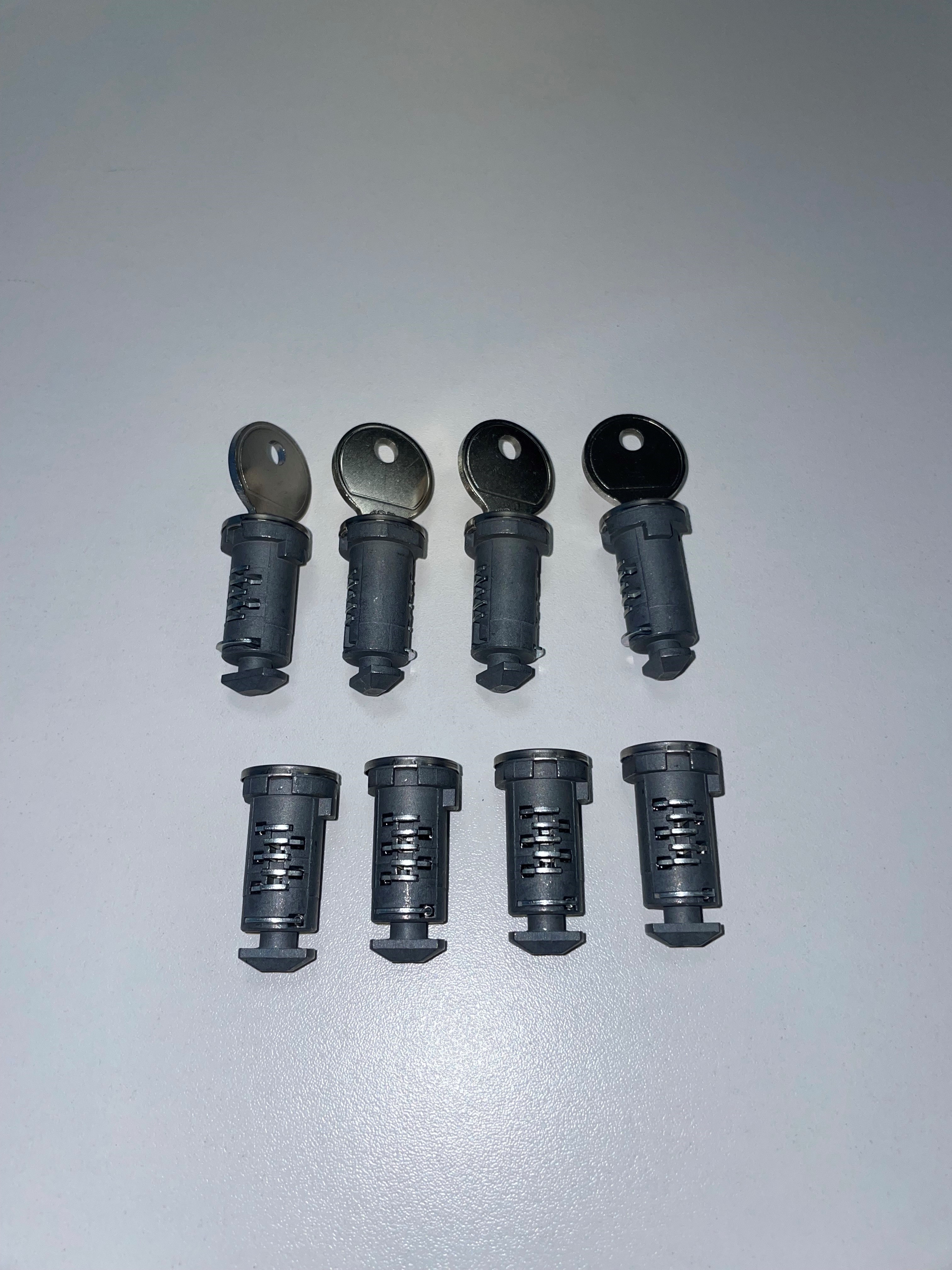 Rhino KammBar Lock Barrels and Keys - 4 Pairs - SK49