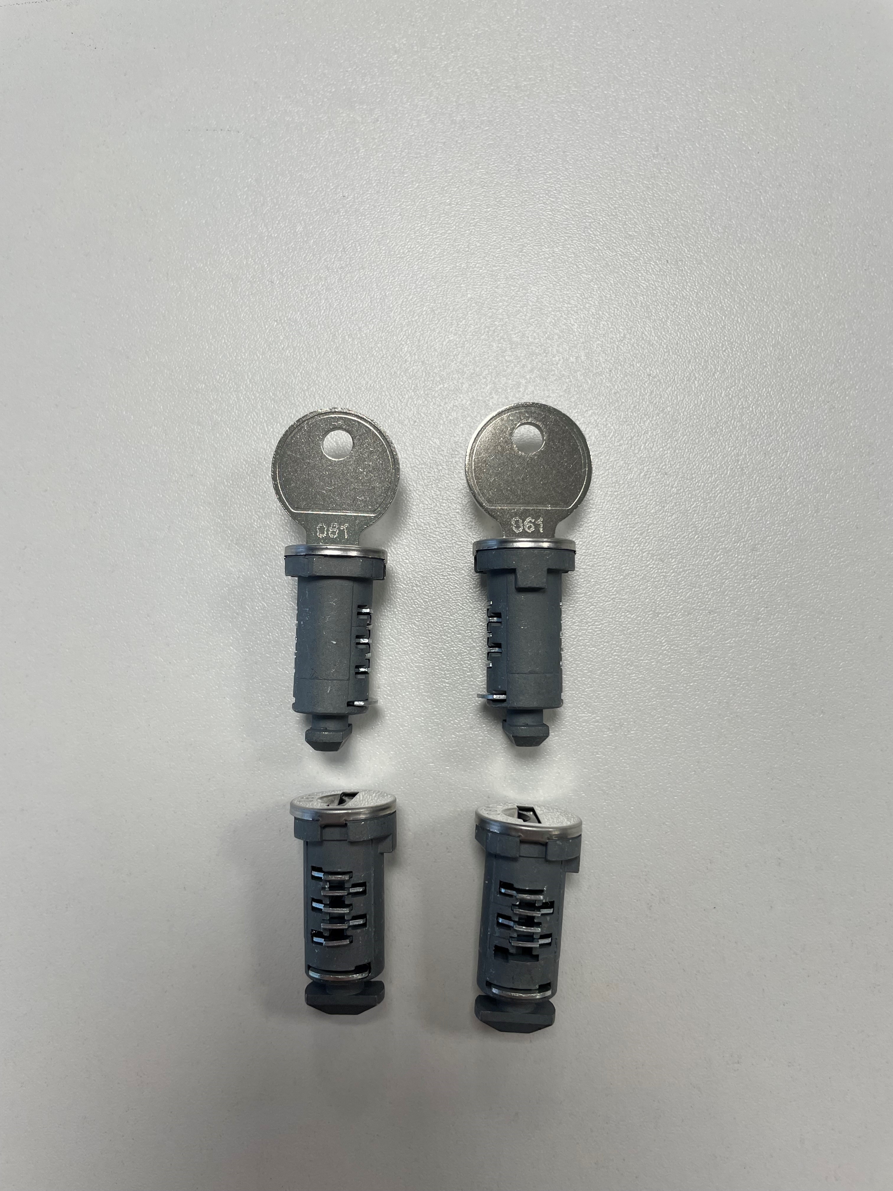 Rhino KammBar Lock Barrels and Keys - 2 Pairs - SK47